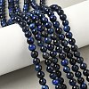 Grade B Natural Tiger Eye Beads Strands G-F591-18-6mm-01-1
