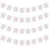 8 Bags Paper Baseball Hanging Banner AJEW-FH0006-97-1