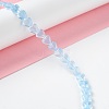 Transparent Glass Beads Strand GLAA-F112-01F-2