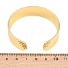 15.5MM Brass Textured Open Cuff Bangles for Women KK-CBA68DA-11G-5