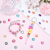 120Pcs 4 Styles Opaque Acrylic European Beads OACR-SC0002-73-4