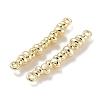 Brass Chip Beaded Connector Charms KK-P284-08G-02-2