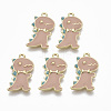 Alloy Enamel Pendants X-ENAM-S122-020-NR-2