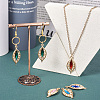 24Pcs 12 Colors KC Gold Plated Alloy Pendants FIND-TA0003-71-7