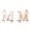PVD Vacuum Plating  304 Stainless Steel Charms STAS-H112-M-RG-2