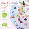 50Pcs Baking Paint Acrylic Pendants OACR-TA0004-83A-4