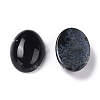 Oval Natural Dyed & Heated Black Agate Cabochons X-G-K020-18x13mm-01-4