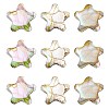 20Pcs Drawbench Style Natural Freshwater Shell Beads BSHE-CJ0001-08-2