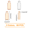 PVD Vacuum Plating 304 Stainless Steel Pendant End Piece STAS-UN0017-80-4