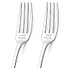 Globleland 1 Set 2Pcs 304 Stainless Steel Fork AJEW-GL0001-19-057-1