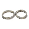 Natural Labradorite Faceted Beaded Stretch Bracelets for Women BJEW-K251-08A-4