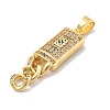 Brass Micro Pave Cubic Zirconia with Enamel Pendants KK-M305-13G-2