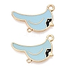 Alloy Enamel Connector Charms PALLOY-Q467-01G-01-1