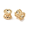 Brass Double Bead Caps KK-C099-11G-1
