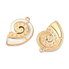 304 Stainless Steel Enamel Pendants STAS-Q119-10A-G-2