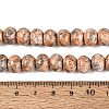 Opaque Baking Paint Glass Beads Strands GLAA-Q110-03A-04-4