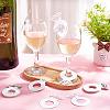 Paper Diamond Ring Wine Glass Charms Tags AJEW-WH0001-71B-5