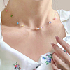 190Pcs 4 Styles Cat Eye Beads GLAA-PA0001-40A-6