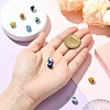 9Pcs 9 Colors Handmade Millefiori Lampwork Beads LAMP-CJ0002-41-4