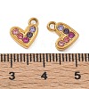 304 Stainless Steel Rhinestone Pendants SA-CBA49D2-09G-3