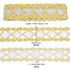 Rhombus Pattern Polyester Ribbon OCOR-WH0079-17B-2