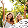 12Pcs 6 Colors Polyester Cord Braided Bracelets Women BJEW-TA0001-23-9
