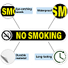 Mini PVC Coated Self Adhesive NO SMOKING Warning Stickers STIC-WH0017-004-3