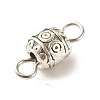 Tibetan Style Alloy Connector Charms PALLOY-JF01362-05-4