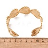 Marine 304 Stainless Steel Cuff Bangles for Women BJEW-Z147-01G-02-3
