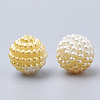 Imitation Pearl Acrylic Beads OACR-T004-10mm-15-2