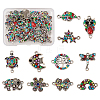 22Pcs 11 Styles Alloy Connector Charms FIND-TA0002-29-1