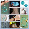40Pcs 2 Styles Synthetic Turquoise European Beads G-PH0002-56-6