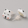 Cute Cartoon Animal Porcelain Stud Earrings EJEW-TAC0001-03C-2