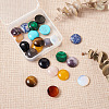 Fashewelry 24Pcs 12 Style Natural & Synthetic Gemstone Cabochons G-FW0001-05-4