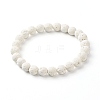 Shell Shape Cubic Zirconia Charm Stretch Bracelets Set for Teen Girl Women BJEW-JB06850-04-5