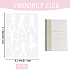 Plastic Drawing Painting Stencils Templates DIY-WH20012-07H-2