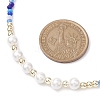 Boho Glass Beads & Shell Pearl Beaded Necklaces NJEW-JN04975-3
