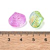 Ocean Theme Electroplate Transparent Glass Beads GL-CBA9C2A-01A-3