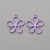 Hollow Out Spray Painted Alloy Pendants FIND-WH20008-19B-1