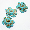 Synthetic Turquoise Pendants X-TURQ-S283-22-1