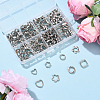 139Pcs 8 Styles CCB Plastic Beads Frames CCB-YW0001-73-4