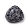 5Pcs Natural Snowflake Obsidian Beads G-FS0002-02-2