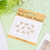 10Pcs Brass Micro Pave Cubic Zirconia Charms KK-BBC0024-920-6