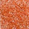 6/0 Spray Paint Glass Seed Beads SEED-H003-11C-2