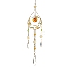 Brass Sun Moon Star Suncatcher HJEW-TA00497-2