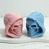 Halloween Skull DIY Food Grade Silicone Candle Molds PW-WG77644-01-4