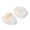 Natural Quartz Crystal Heart Engraving MBTI Figurines Statues for Home Office Desk Decorations X1-G-K353-05H-2