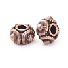 Tibetan Red Copper Metal Beads RLF1244Y-2