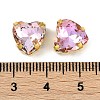 Brass Glass Rhinestone Sew on Rhinestones RGLA-B004-03B-G-3