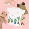 Plastic Reusable Drawing Painting Stencils Templates DIY-WH0172-461-6